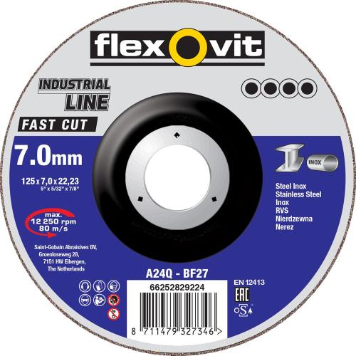 Afbraamschijf metaal A2260 125X7x22.23 product photo