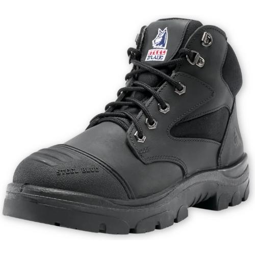 Steel Blue veiligheidsschoenen Parkes Zip S3 hoog zwart zijrits kruipneus maat 44 product photo