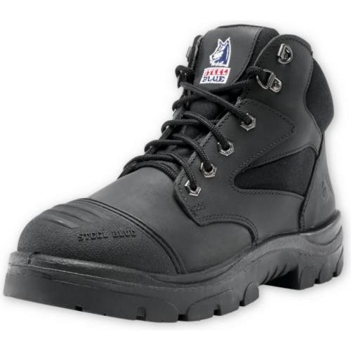 Steel Blue veiligheidsschoenen Parkes Zip S3 hoog zwart zijrits kruipneus maat 49 product photo