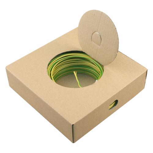 Installatiedraad (Vd-draad) H07V-U ECA geel/groen (aardedr.) product photo