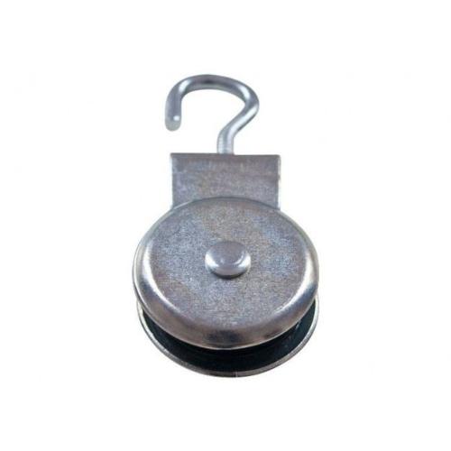 Markieskatrol gegalvaniseerd 32mm met haak enkel product photo