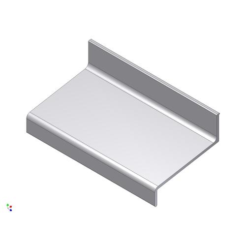 Waterslagprofiel aluminium 40mm product photo