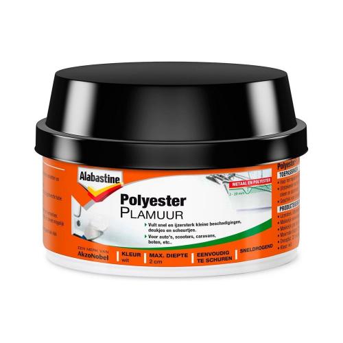 Polyesterplamuur wit 400g product photo