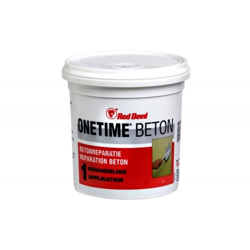 Plamuur one time beton kant en klaar 1 LITER GRIJS product photo