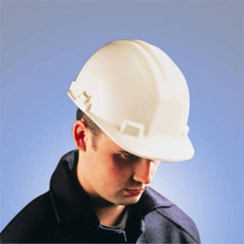 Vh-helm polyester centurion glasvezel versterkt wit m/knop V product photo