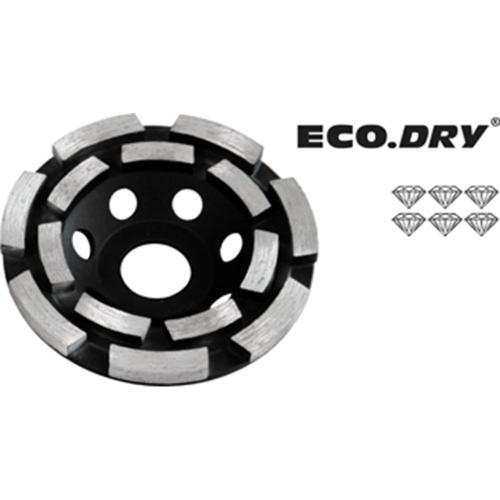 Diamant slijpkop 125mm as 22.2mm ECO-DRY DUBBEL product photo