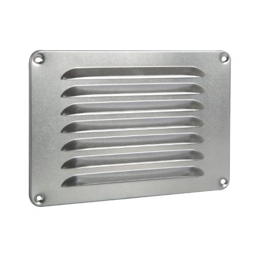 Schoepenrooster aluminium omgezette rand 220x150mm product photo