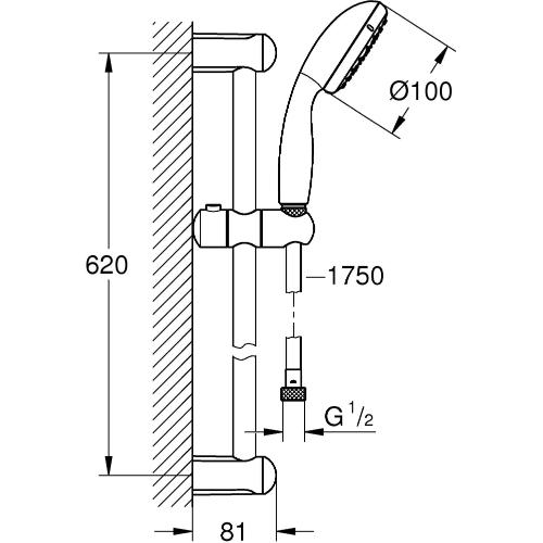 Glijstangset 60cm met douchekop 3 standen en slang 175cm 276 product photo https://media.isero.nl/Isero-IseroNL-Site/images/L/041323_1.jpg L