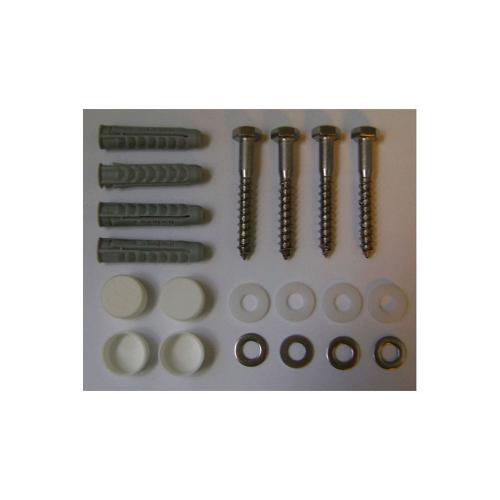 Invacare muur bevestingset compleet rvs product photo