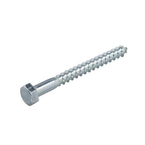 Houtdraadbout M12X90MM gegalvaniseerd staal DIN 571 product photo