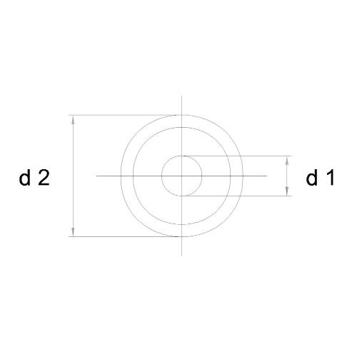 Kraalring messing vernikkeld 11mm product photo