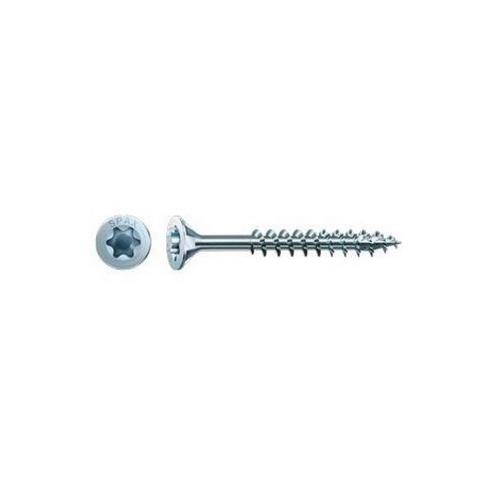Spax spaanplaatschroef verzinkt platkop 3.5x35/23mm TX20 4Cut deeldraad product photo