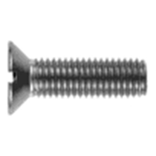 Metaalschroef RVS A2 platkop zaagsnede M4x8mm product photo