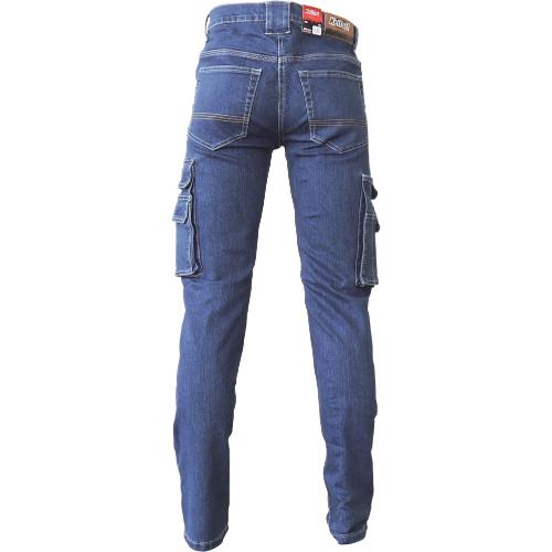 Werkspijkerbroek Fred stretch met zijzakken blauw Mt W32L34 product photo https://media.isero.nl/Isero-IseroNL-Site/images/L/11526837_3.jpg L