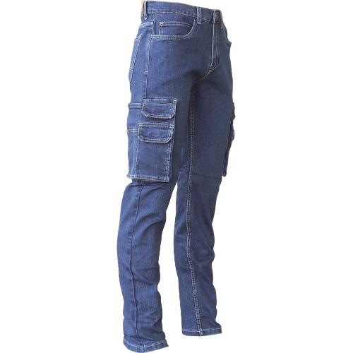 Werkspijkerbroek Fred stretch met zijzakken blauw maat W36/L34 product photo https://media.isero.nl/Isero-IseroNL-Site/images/L/11526840_2.jpg L