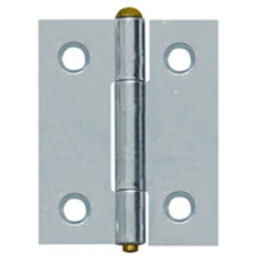Smalscharnier gegalvaniseerd 40x32x1.2mm rechthoekig messing pen product photo