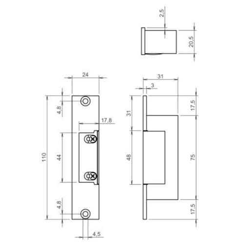 Effeff deuropener 24v loop inbouw ruststroom 37KL24 product photo https://media.isero.nl/Isero-IseroNL-Site/images/L/11990178_2.jpg L