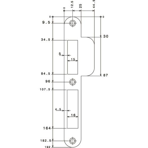 Nemef sluitplaat Rh RVS P4000/17Rs product photo