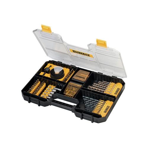 100-delige schroef- boren- en gatenzagenset in koffer met TSTAK-lade product photo