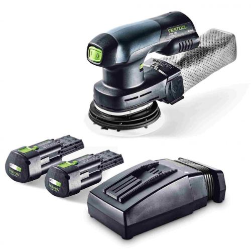 Accu-excenterschuurmachine 18.0V 2x3.1Ah product photo