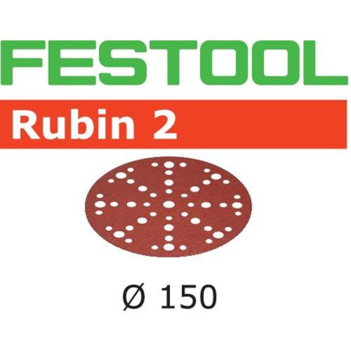 Festool schuurpapier Rubin rond Ø 150mm korrel 80 50 stuks 575188 product photo