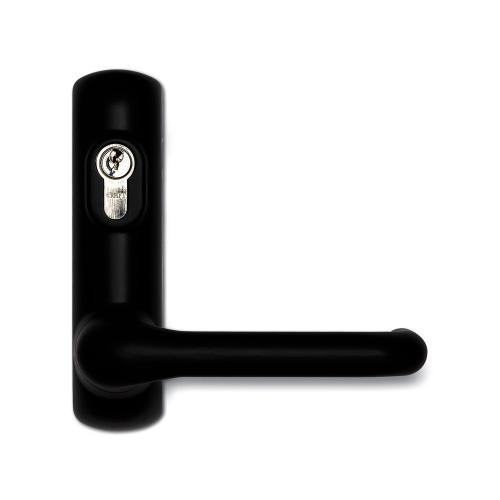 Opbouw krukset incl. enkele cilinder Dx5 mat zwart product photo