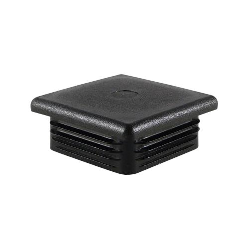 Inslagdop kunststof 30x30mm zwart product photo