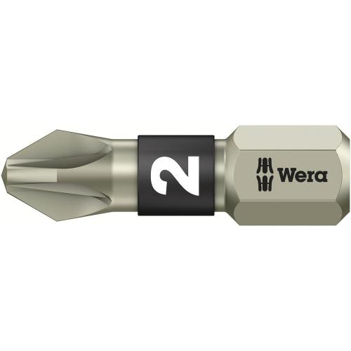 Wera bit 1/4 RVS pozidriv PZ2x25mm 3855/1 TS product photo