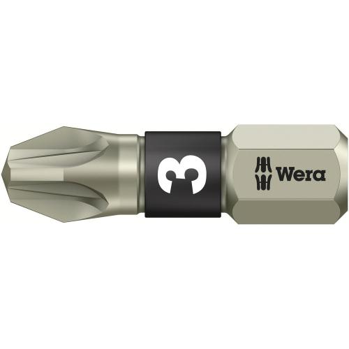 Wera bit 1/4 RVS pozidriv PZ3x25mm 3855/1 TS product photo