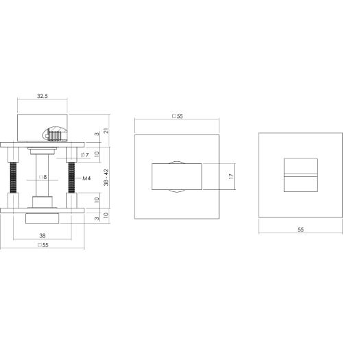 WC sluiting 8mm RVS vierkant plat verdekt m/magneet 0035.342460 product photo https://media.isero.nl/Isero-IseroNL-Site/images/L/12960553_2.jpg L