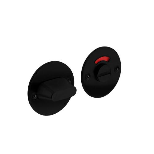 WC sluiting 8mm RVS/zwart rond plat 50x2mm 0023.340960 product photo