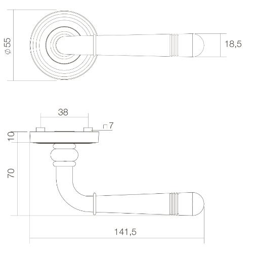 Deurkrukken Emily op rozet oud grijs 0021.172502 product photo https://media.isero.nl/Isero-IseroNL-Site/images/L/12960899_2.jpg L