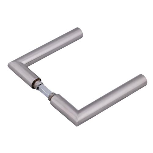 Deurkruk SDC 2003 RVS L-model haaks geborsteld deurdikte 38-56 mm product photo