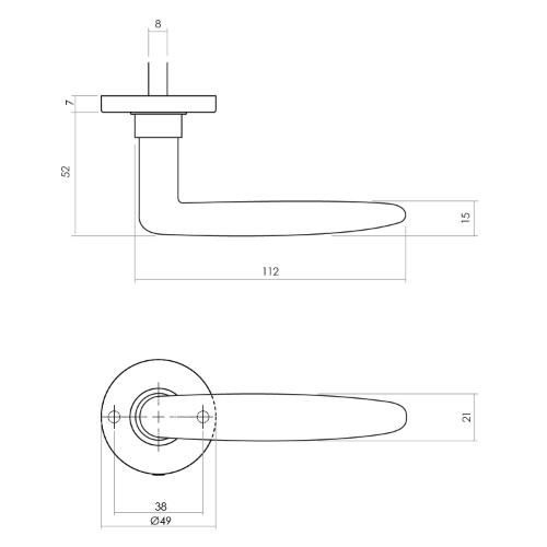 Deurkrukken Sophie rozet 49x7mm verdekt mess. getrommeld product photo https://media.isero.nl/Isero-IseroNL-Site/images/L/12961471_2.jpg L