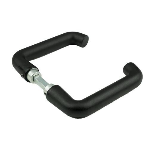 Deurkrukken 356 coupe model 19mm zwart dd40 zonder boutjes 356/2 ZB RAL9005 product photo