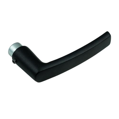 Deurkruk 332 blokmodel zwart gatdeel M6 332/M6 RAL9005 product photo