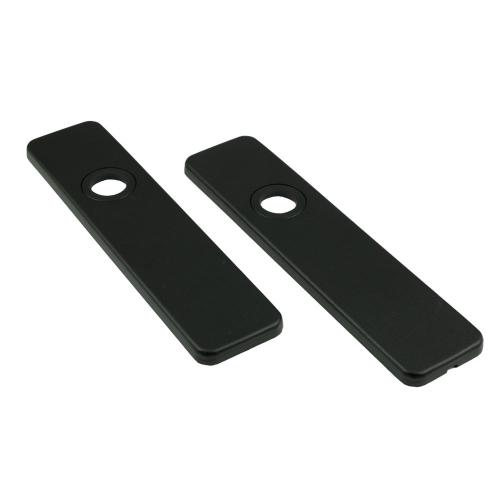 Kortschild klik 185/44 blind 9005 STR zwart product photo