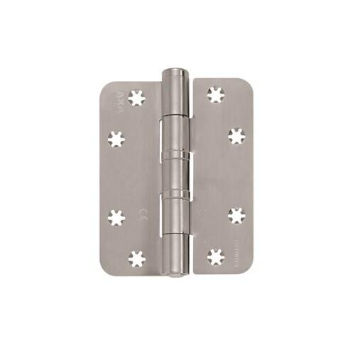 Schijflagerscharnier RVS 114x89x3.0mm afgerond product photo