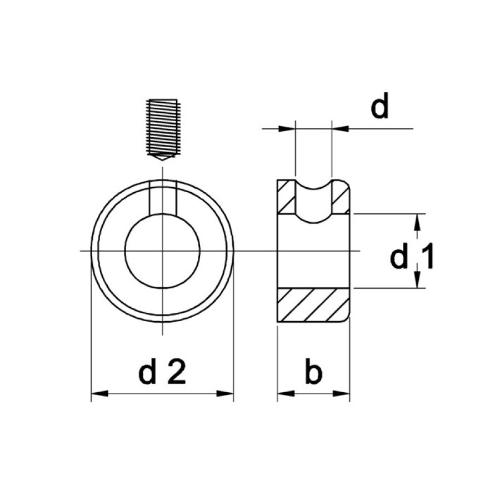 Stelring blank DIN 705A 18x32x14mm product photo