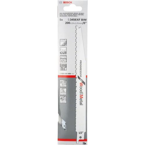 Bosch reciprozaagblad voor hout en metaal 200mm S3456XF 5 stuks product photo https://media.isero.nl/Isero-IseroNL-Site/images/L/140544_1.jpg L