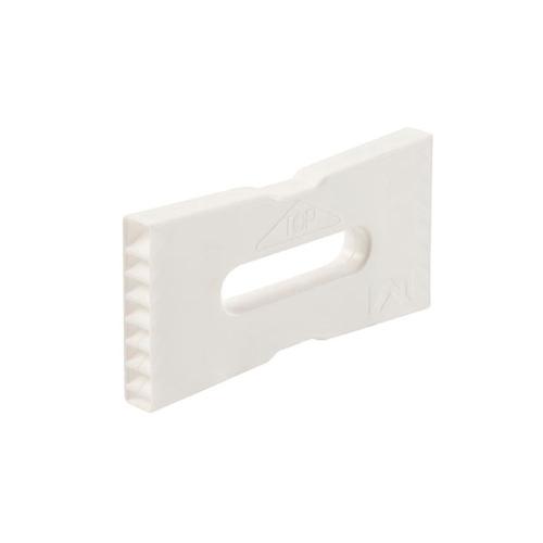 Stootvoegventilatierooster Waal wit 50X10X100mm product photo