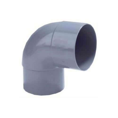 Bocht 87.5 graden pvc grijs lijm 1x mof/1x verjongd spie 80x80mm Hwa Komo BRL 2012 product photo