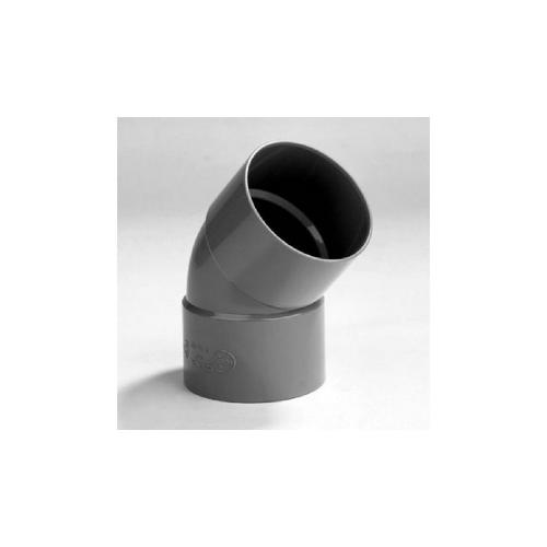 Bocht 45 graden pvc grijs lijm 2xmof 32x32mm Komo BRL 52100 product photo