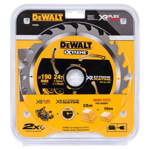 DeWALT cirkelzaagblad 190x30mm WZ 24 tanden hout product photo https://media.isero.nl/Isero-IseroNL-Site/images/L/143404_1.jpg L