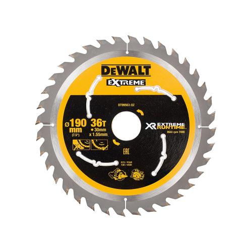 DeWALT cirkelzaagblad 190x30mm WZ 36 tanden hout product photo