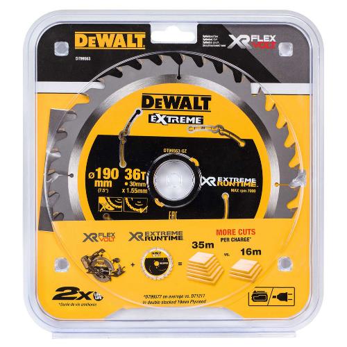 DeWALT cirkelzaagblad 190x30mm WZ 36 tanden hout product photo https://media.isero.nl/Isero-IseroNL-Site/images/L/143406_1.jpg L