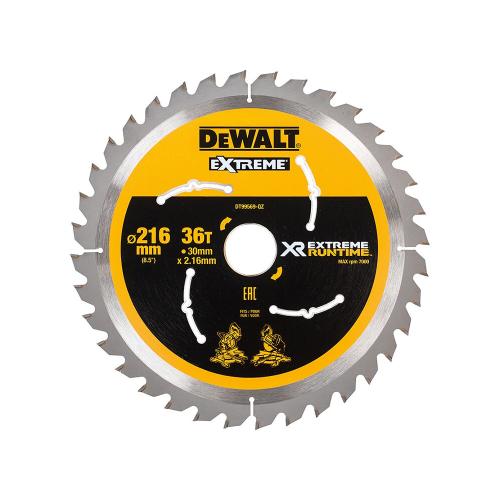 DeWALT cirkelzaagblad 216x30mm WZ / FZ 36 tanden hout en metaal product photo
