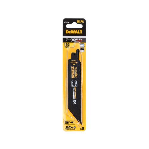DeWALT reciprozaagblad voor metaal 152mm DT99553 5 stuks product photo https://media.isero.nl/Isero-IseroNL-Site/images/L/143515_1.jpg L