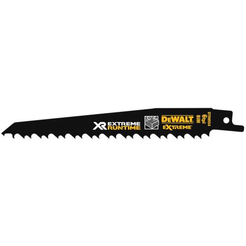 DeWALT reciprozaagblad voor hout en metaal 152mm DT99554 5 stuks product photo