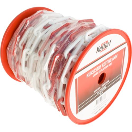 Markeringsketting rood/wit 25m product photo